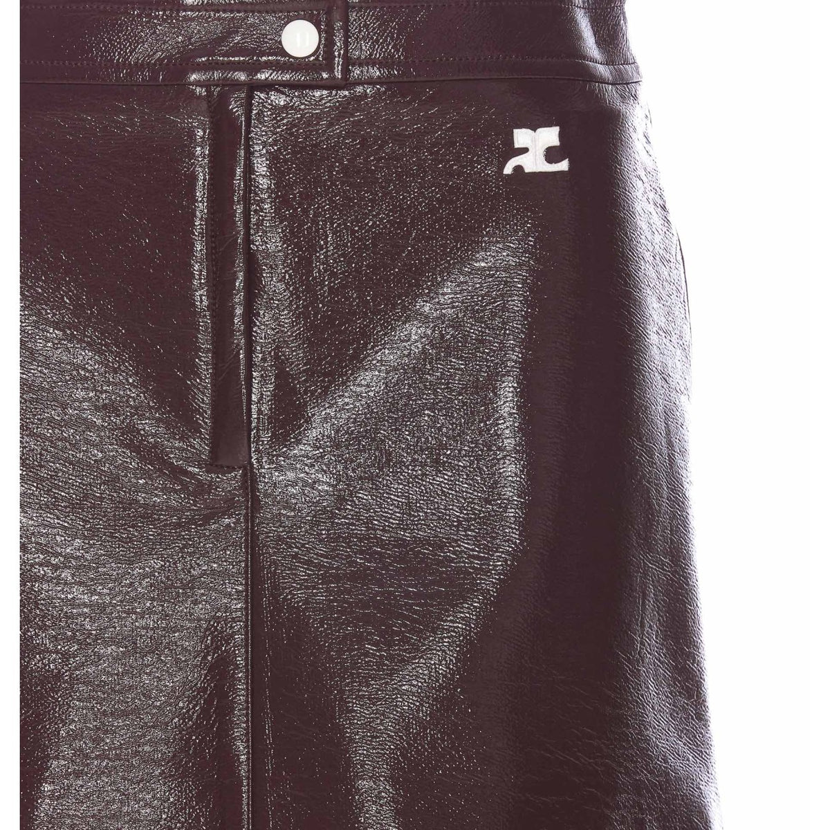 Courreges Courreges Women Reedition Vinyl Mini Skirt