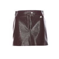 Courreges Courreges Women Reedition Vinyl Mini Skirt