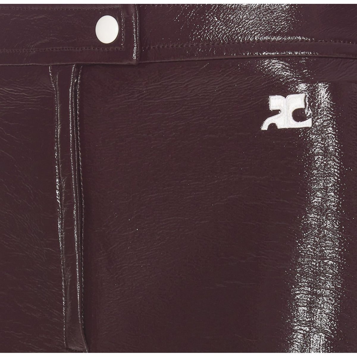 Courreges Courreges Women Reedition Vinyl Mini Skirt