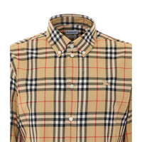 Burberry Men Relaxed Fit Check Shirt