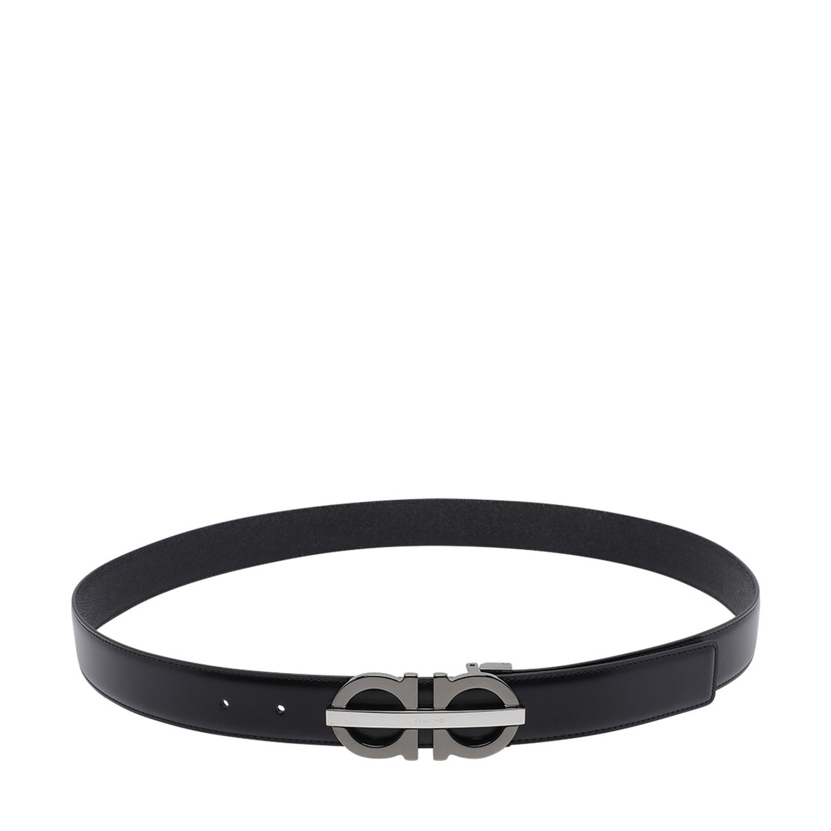 Ferragamo Ferragamo Men Reversible And Adjustable Gancini Belt
