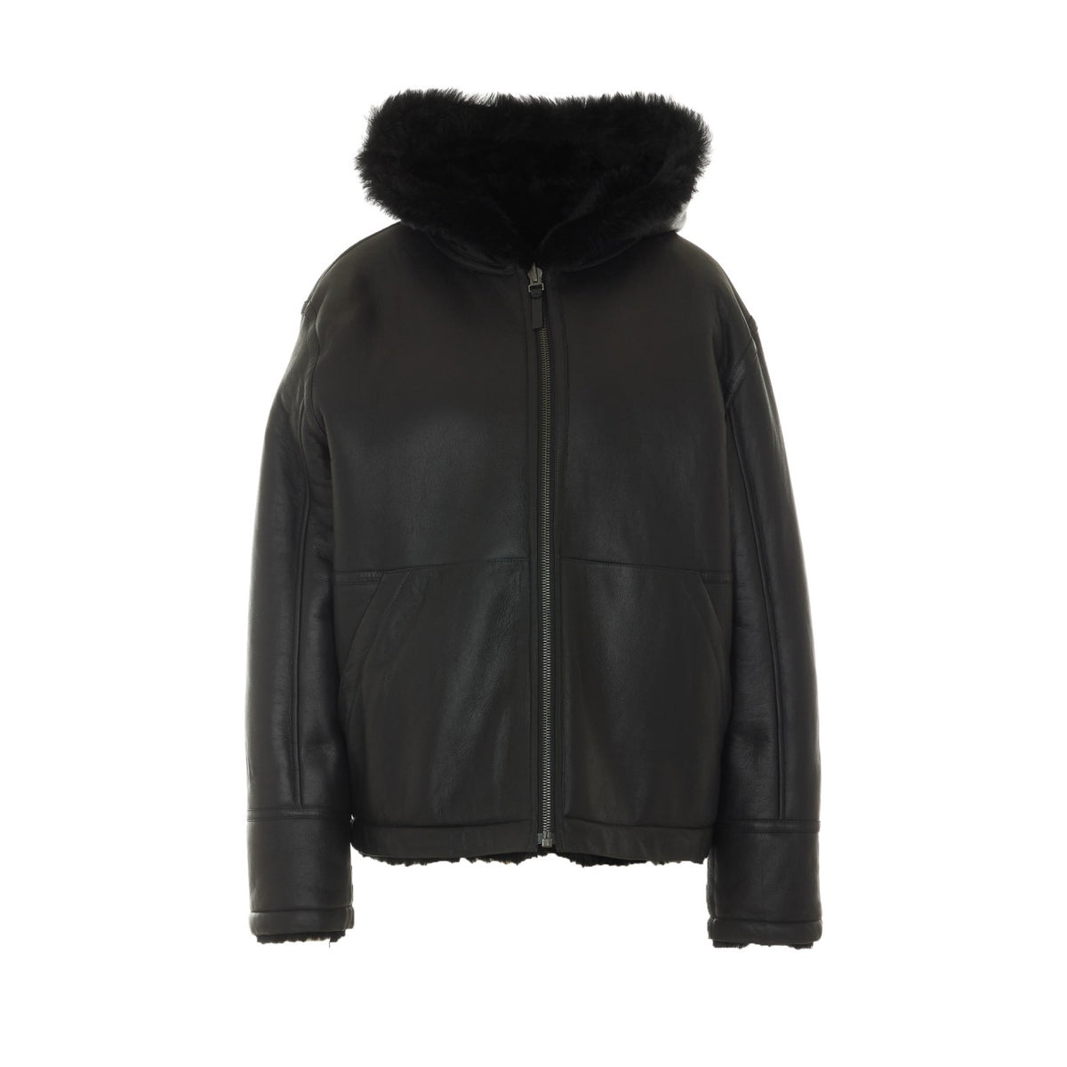 Yves Salomon Yves Salomon Men Reversible Aviateur Shearling Jacket
