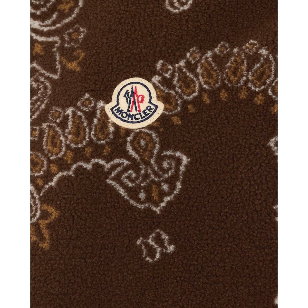 Moncler Moncler Men Reversible Paisley Print Teddy Fleece Padded Vest