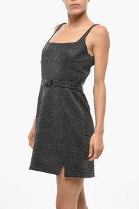 Marc Jacobs Rhinestone Mini Dress with Bow