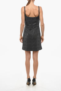 Marc Jacobs Rhinestone Mini Dress with Bow