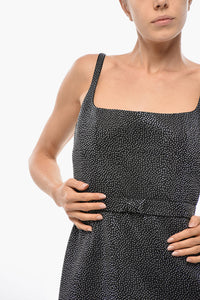 Marc Jacobs Rhinestone Mini Dress with Bow
