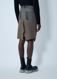 Rick Owens Rick Owens Men Slivered Midi Skirt