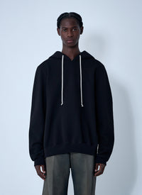 Rick Owens Men Cotton Hooded Sweatshirt