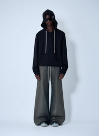 Rick Owens Men Cotton Hooded Sweatshirt