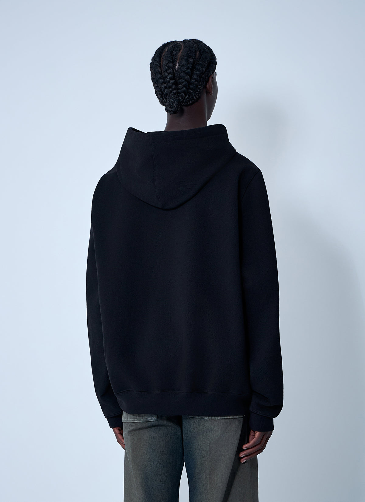 Rick Owens Men Cotton Hooded Sweatshirt