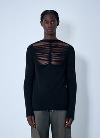 Rick Owens Men Wool-Blend Knit Top