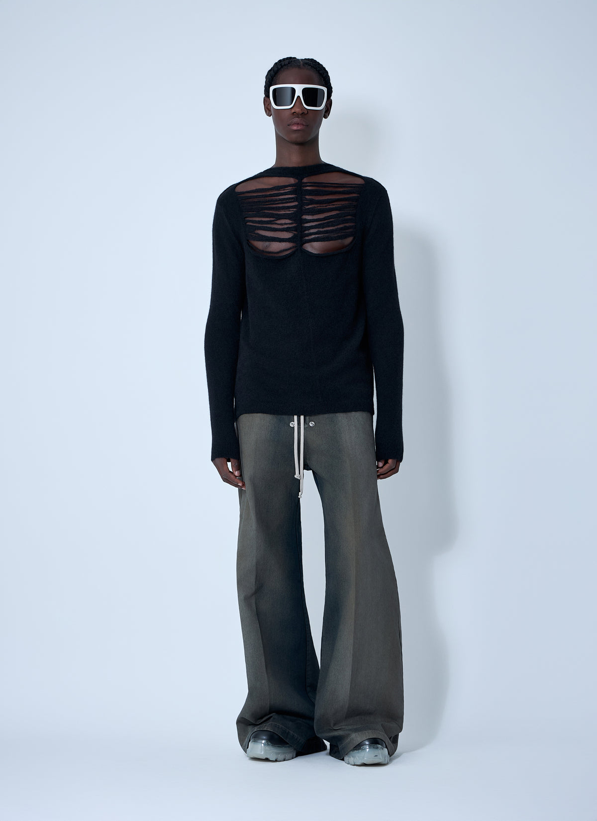 Rick Owens Men Wool-Blend Knit Top