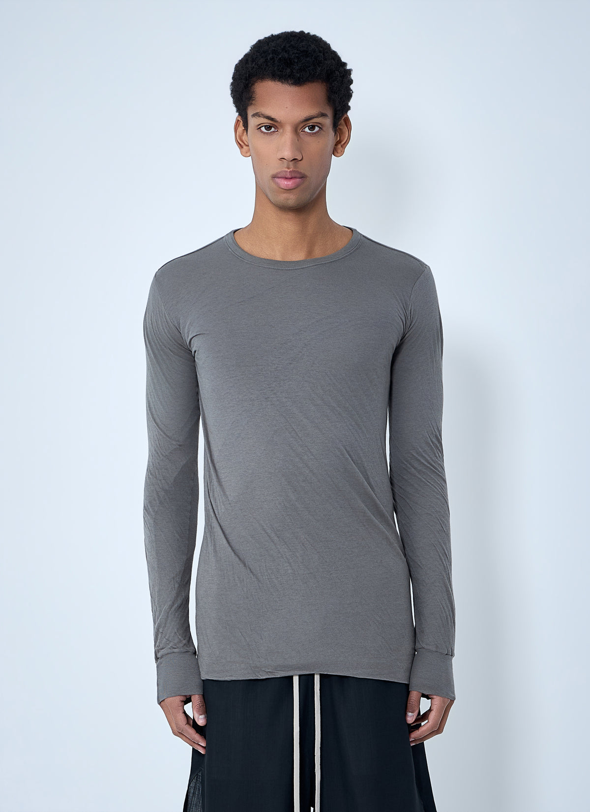 Rick Owens Men Crewneck Long Sleeve T-Shirt