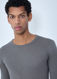 Rick Owens Men Crewneck Long Sleeve T-Shirt
