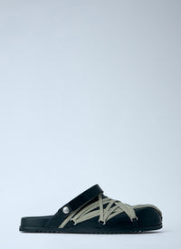 Rick Owens Men Megalace Mule Granola Flats