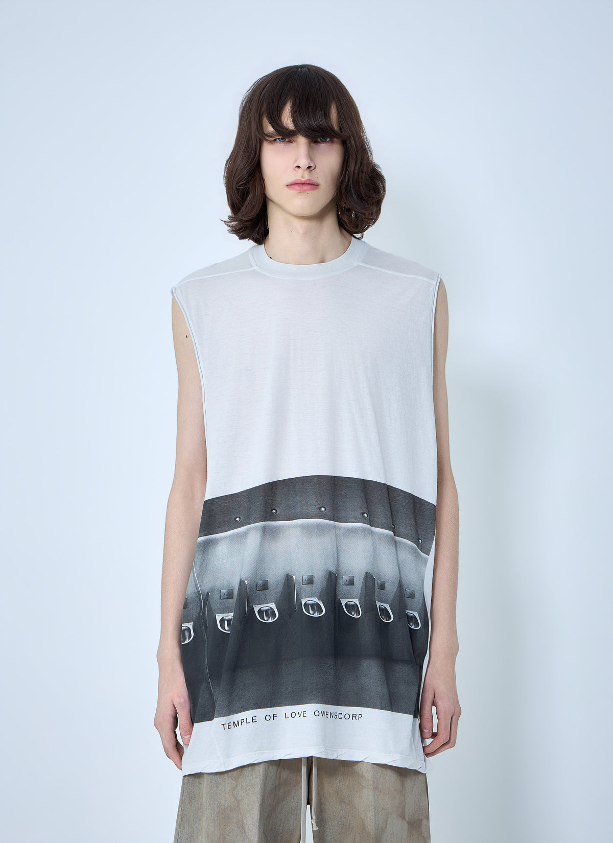 Rick Owens Rick Owens Men Sleeveless Graphic Top