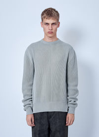 Rick Owens Men Fisherman Round Neck Sweater