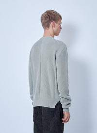 Rick Owens Men Fisherman Round Neck Sweater