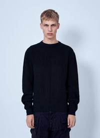 Rick Owens Men Fisherman Round Neck Sweater