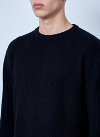 Rick Owens Men Fisherman Round Neck Sweater