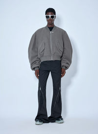 Rick Owens Men Zip-Up Bomber Jacket