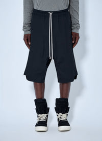 Rick Owens Men Basket Swingers Heavy Poplin Shorts