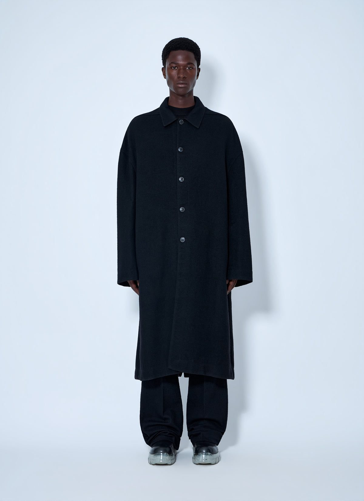 Rick Owens Men Buttoned Brad Coat