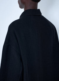 Rick Owens Men Buttoned Brad Coat