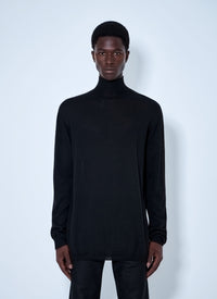 Rick Owens Men Oversized Turtleneck Sweater