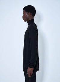 Rick Owens Men Oversized Turtleneck Sweater