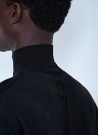 Rick Owens Men Oversized Turtleneck Sweater
