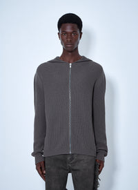 Rick Owens Rick Owens Men Wool Zipped Hoodie