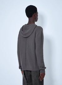 Rick Owens Rick Owens Men Wool Zipped Hoodie