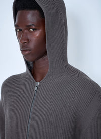 Rick Owens Rick Owens Men Wool Zipped Hoodie