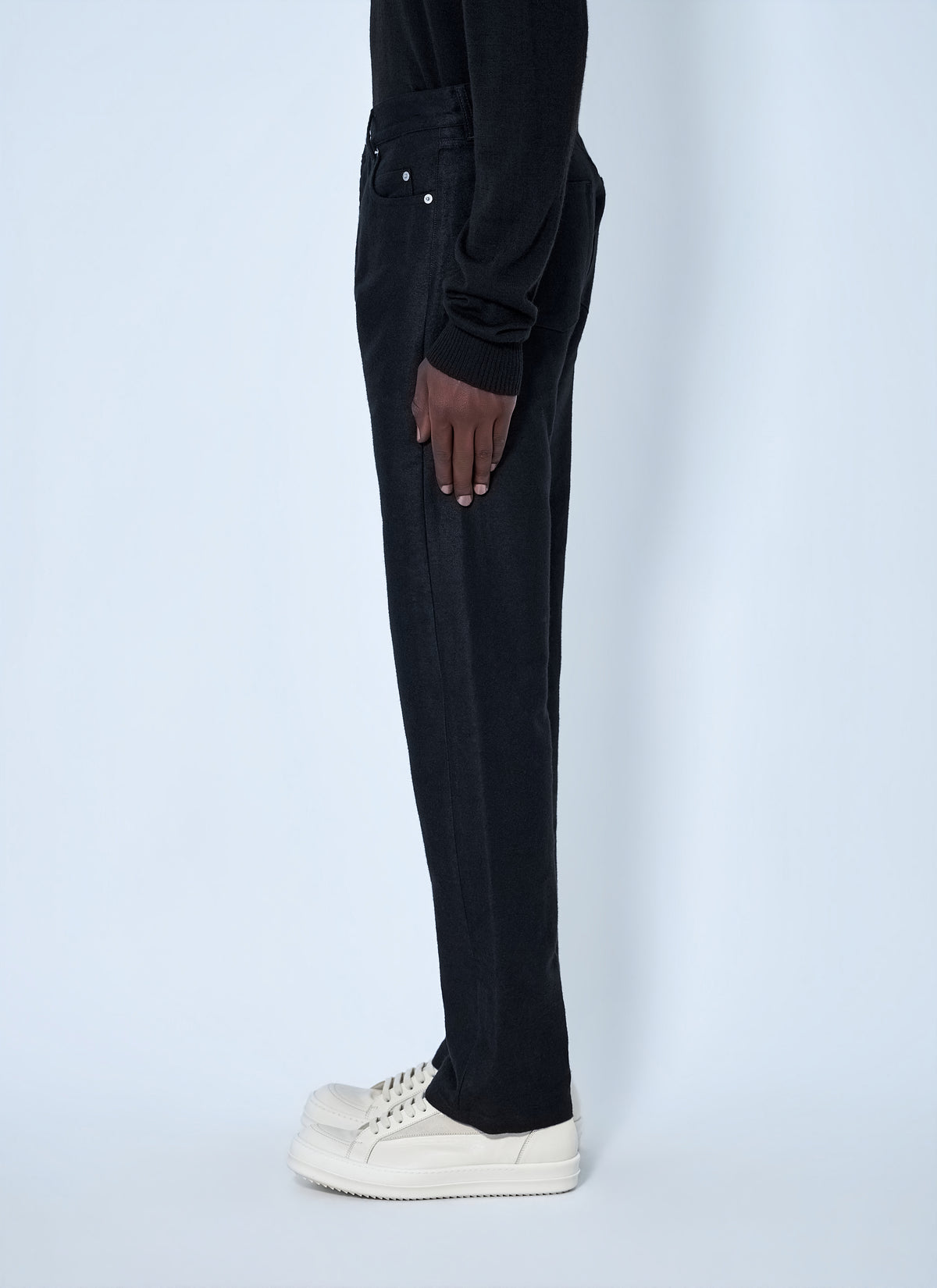 Rick Owens Men Straight-Leg Denim Trousers