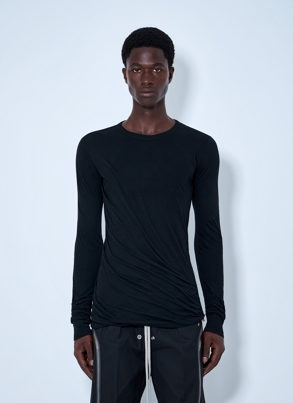 Rick Owens Men Long Sleeve Crewneck Top