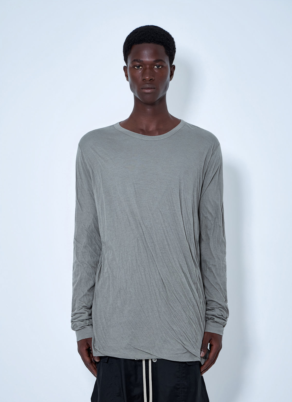 Rick Owens Men Jumbo Double Ls T-Shirt