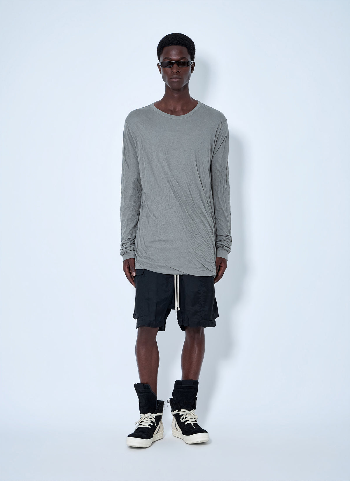 Rick Owens Men Jumbo Double Ls T-Shirt
