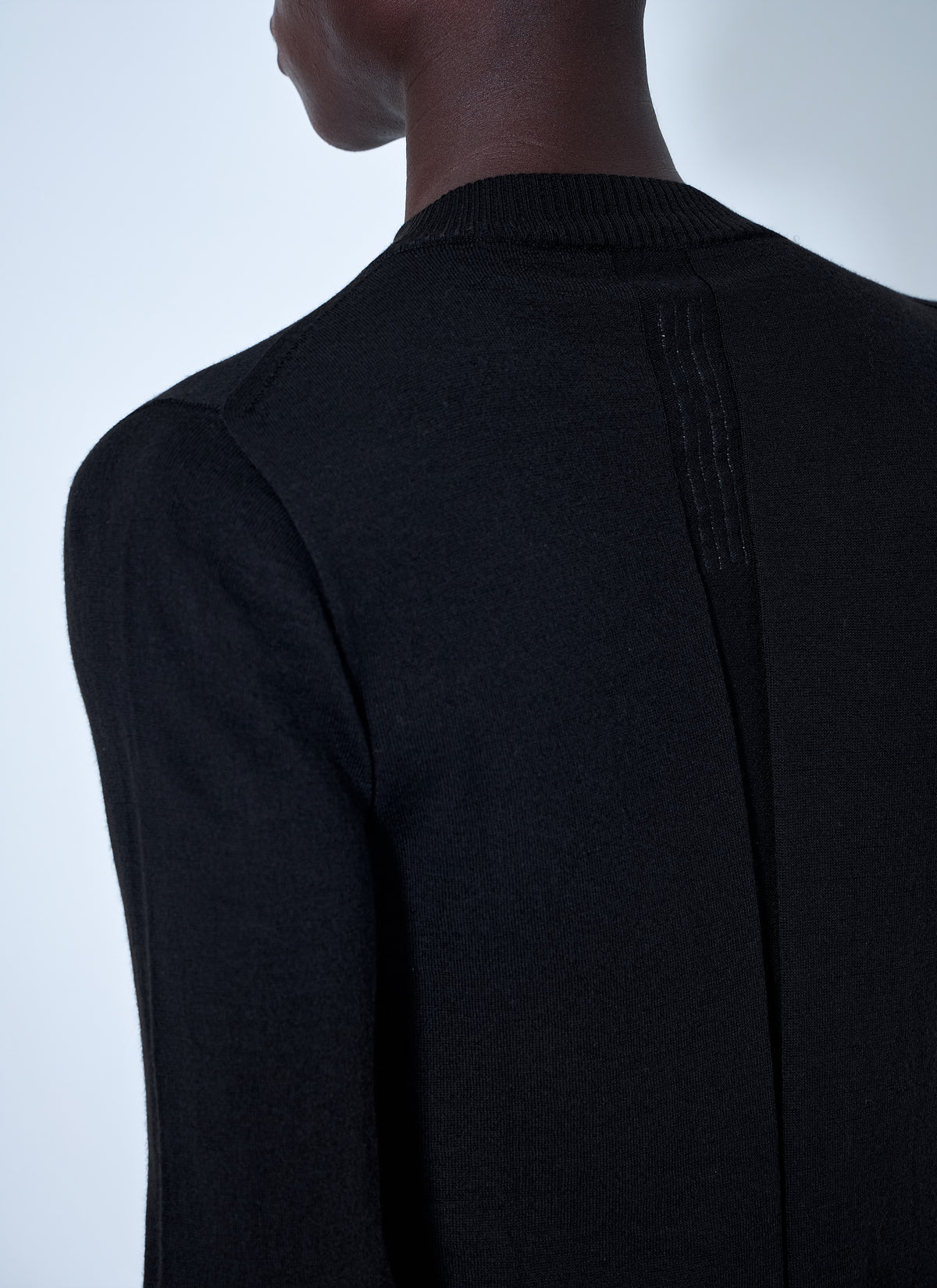 Rick Owens Men Fine Knit Crewneck Sweater