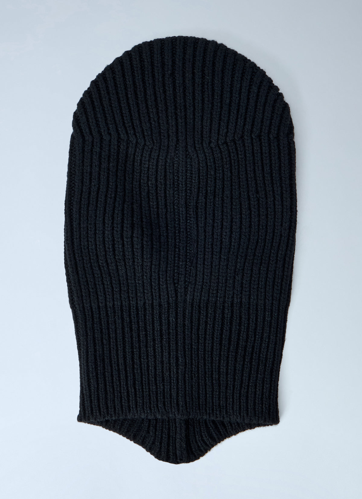Rick Owens Men Ribbed Knit Balaclava