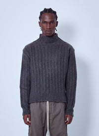 Rick Owens Men Turtle Neck Knit Jumper