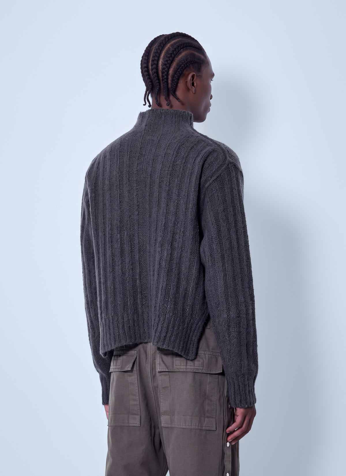 Rick Owens Men Turtle Neck Knit Jumper
