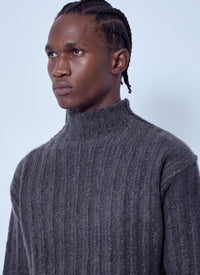 Rick Owens Men Turtle Neck Knit Jumper