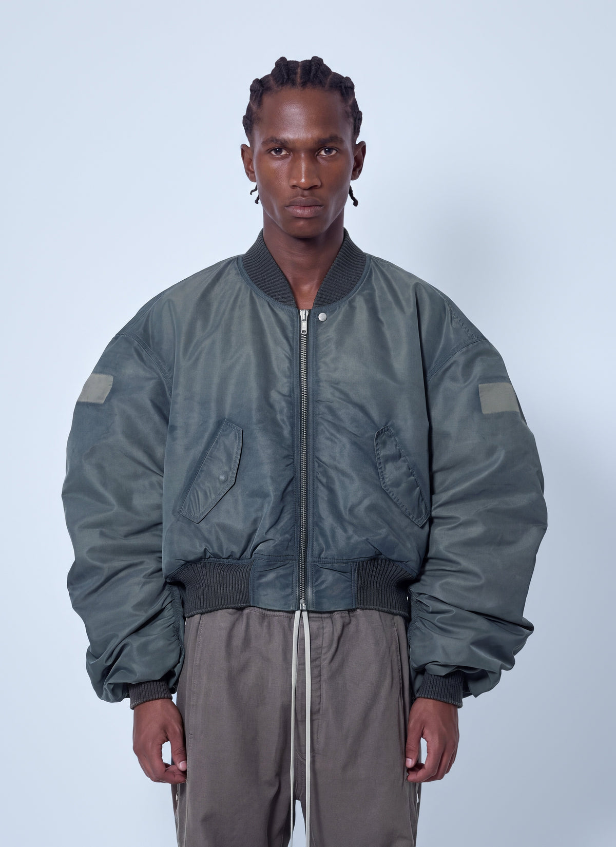 Rick Owens Men Secchia Flight Bomber Jacket
