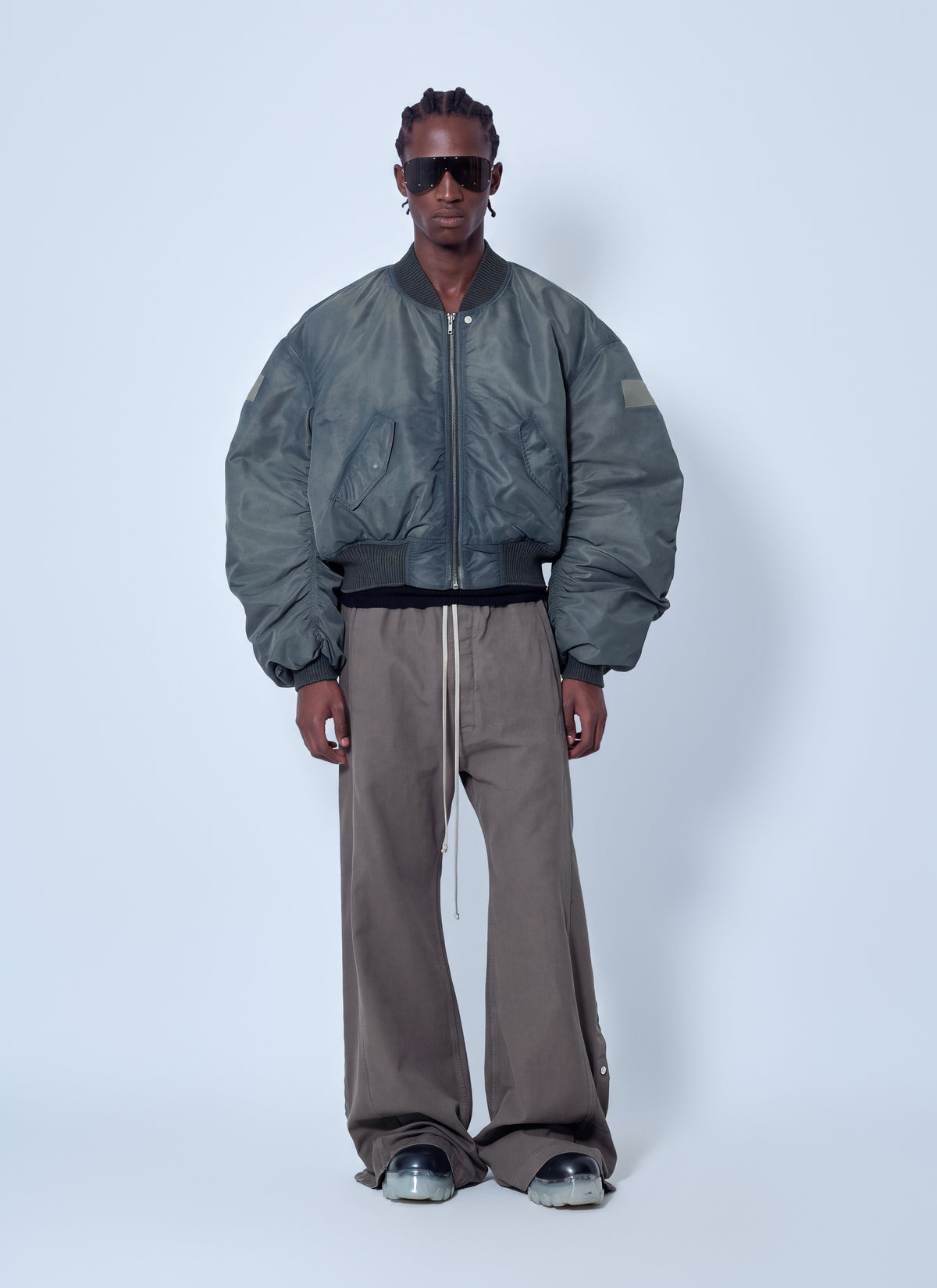Rick Owens Men Secchia Flight Bomber Jacket