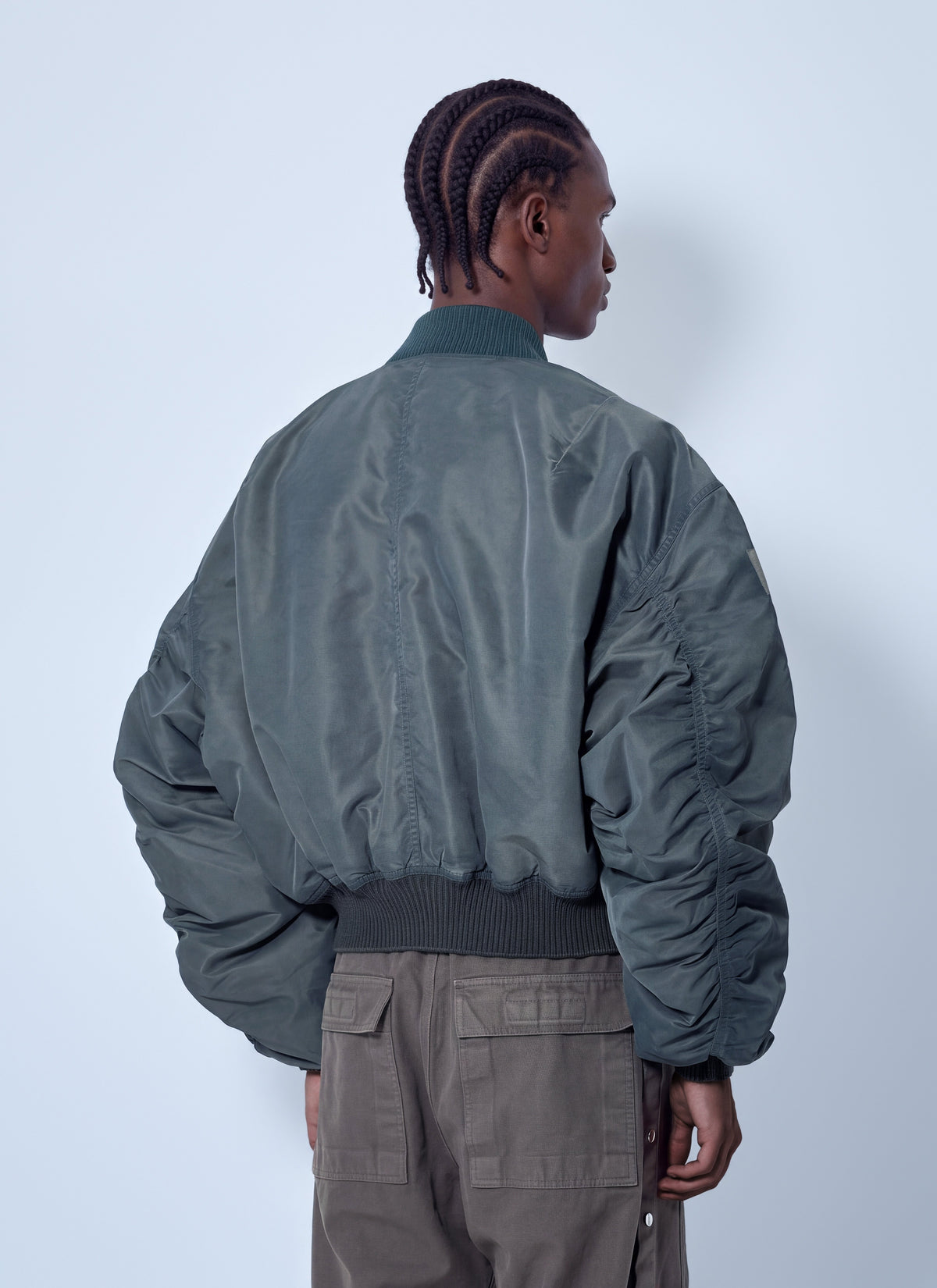 Rick Owens Men Secchia Flight Bomber Jacket
