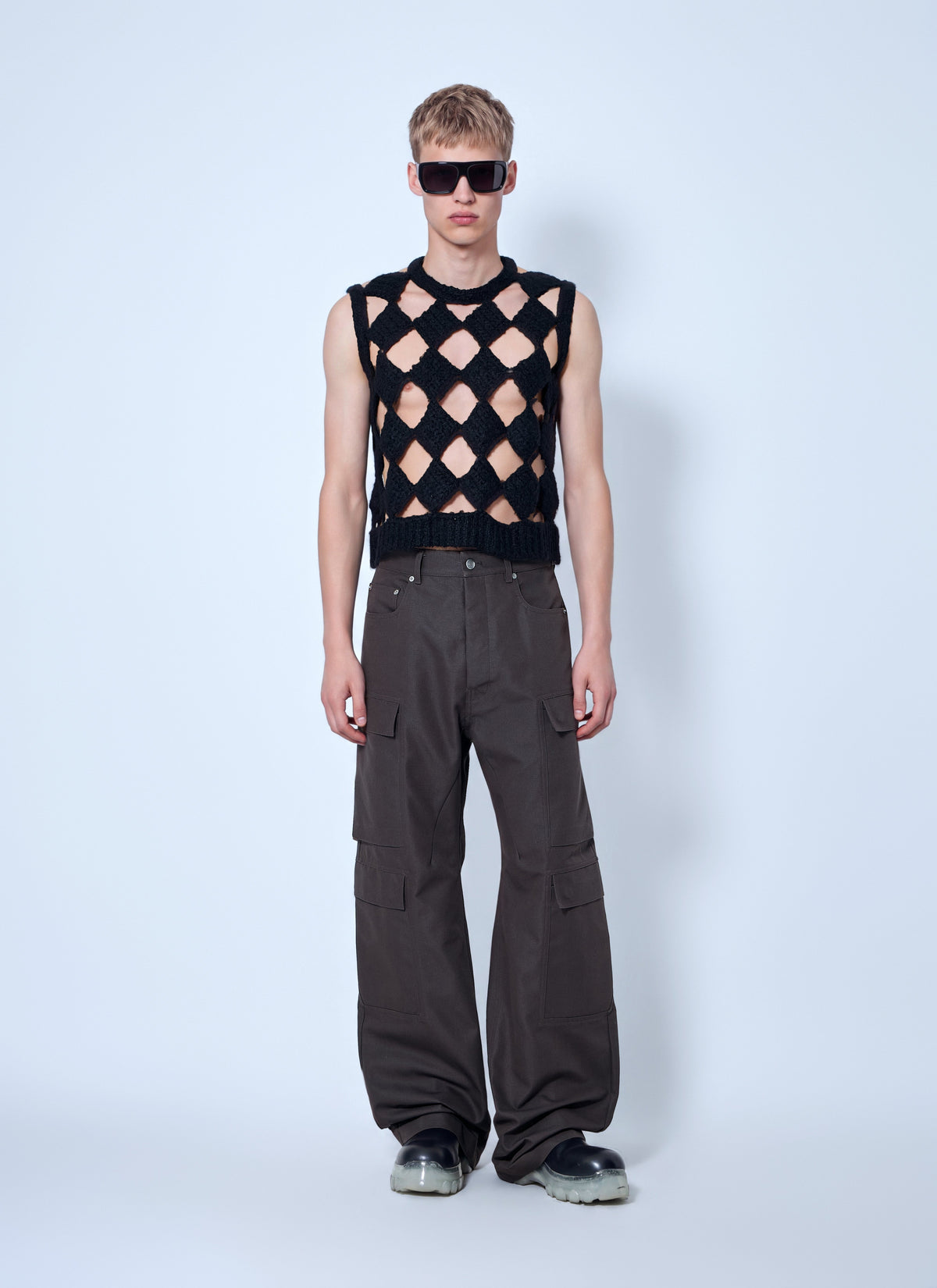 Rick Owens Men Sarutanya Tank Top