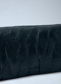 Rick Owens Rick Owens Men Ruched Leather Clutch