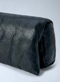 Rick Owens Rick Owens Men Ruched Leather Clutch