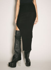 Rick Owens Rick Owens Women Rib Maxi Skirt
